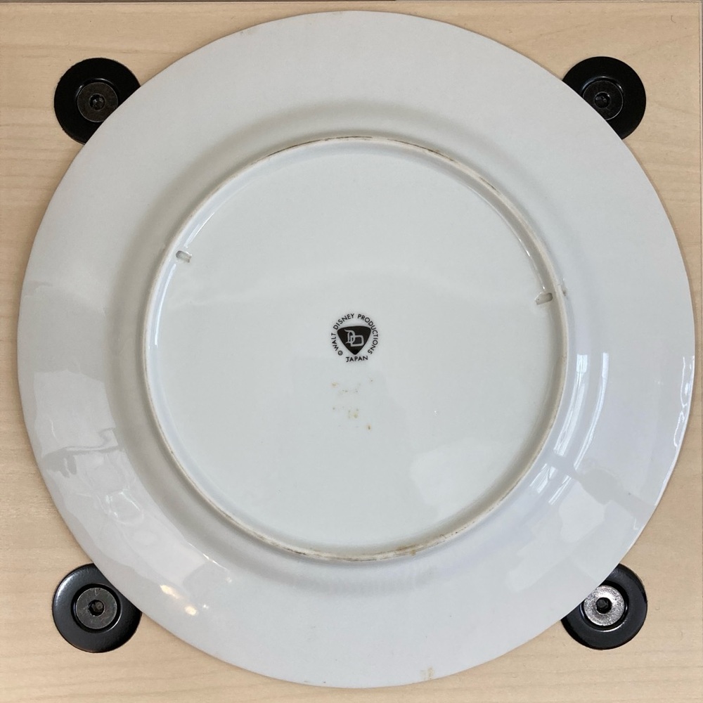 Vintage Disneyland Sleeping Beauty Castle Plate Walt Disney Japan 10.5” - Picture 4 of 6